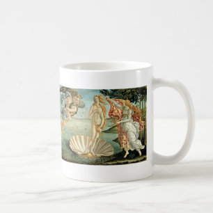 Caneca De Café O nascimento de Venus, c.1485 (tempera em canvas)
