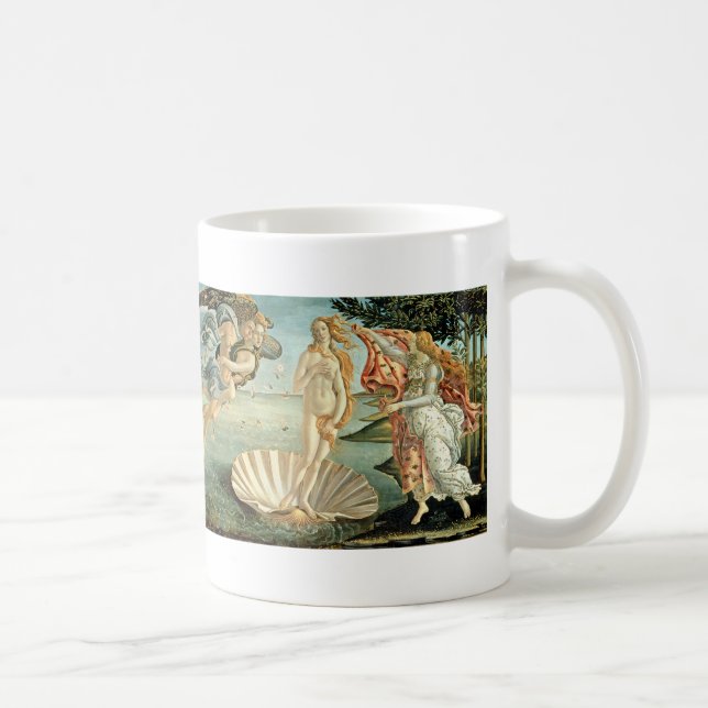 Caneca De Café O nascimento de Venus, c.1485 (tempera em canvas) (Direita)