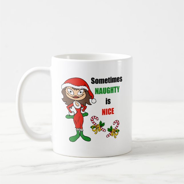 Caneca De Café O Natal Às Vezes É Bela - Brunette (Esquerda)