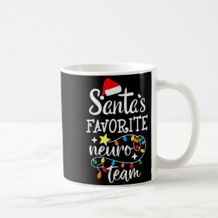 Caneca De Café O Natal da Equipe de Neuro Favorita do Papai Noel