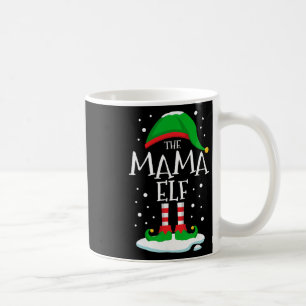 Caneca De Café O Natal da Mamãe Elfo Família Correspondente Xmas