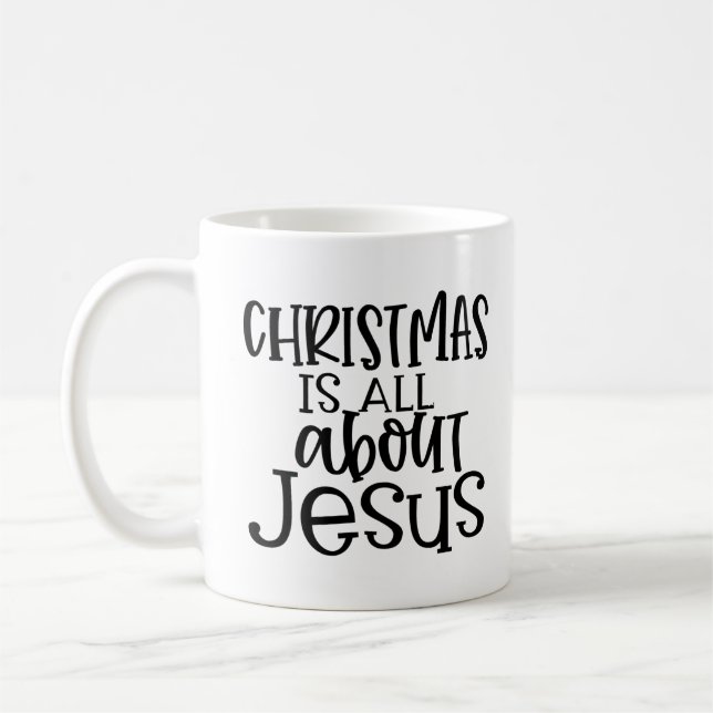 Caneca De Café O Natal é sobre Jesus (Esquerda)