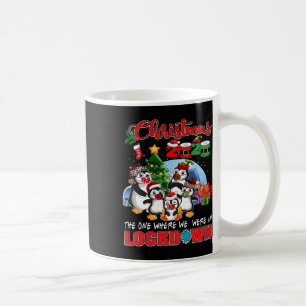 Caneca De Café O Natal Onde Estávamos Em Pingui Bloqueado
