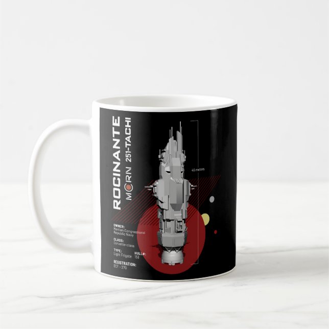 Caneca De Café O navio Rocinante Expansivo (Esquerda)