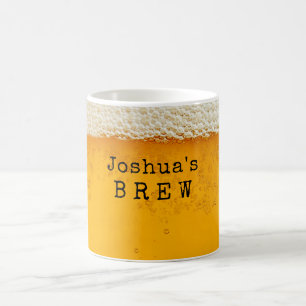 Caneca De Café O nome feito sob encomenda equipa a fermentação 