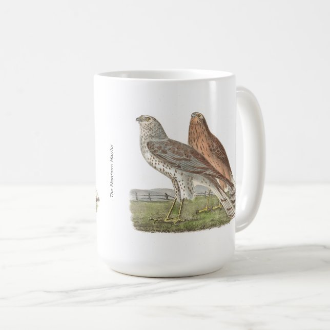 Caneca De Café O Norte Harrier NY Bird (Frente Esquerda)