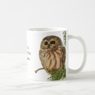Caneca De Café O norte Serra-whet a coruja