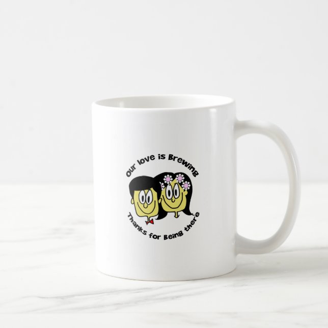 Caneca De Café O nosso amor está a crescer (Direita)
