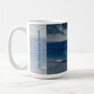 Caneca De Café O Oceano Guarda Segredos – Uma Paisagem Marinha Ca