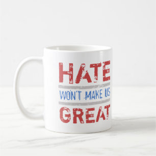 Caneca De Café O ódio não nos fará Excelente