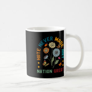 Caneca De Café O Ódio Nunca Fez Um Excelente De Nação Contra A Pa