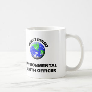 Caneca De Café O oficial de saúde ambiental o mais fresco do