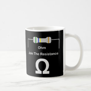 Caneca De Café O OHM junta-se à resistência
