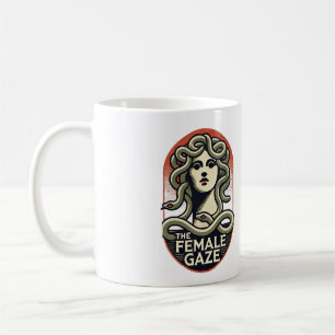 Caneca De Café O Olhar Feminino Medusa Gorgon Feminista