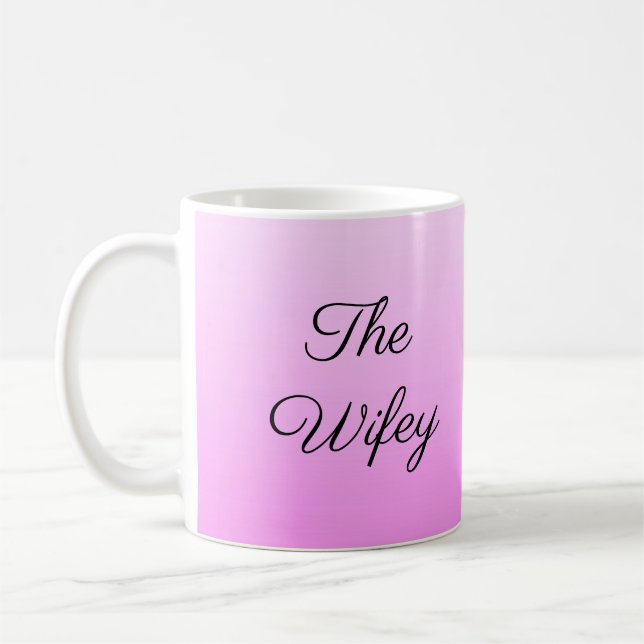 Caneca De Café O Ombre Rosa, Esposa (Esquerda)