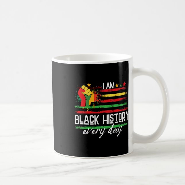 Caneca De Café O Orgulho Africano Junta História Negra Mês (Direita)