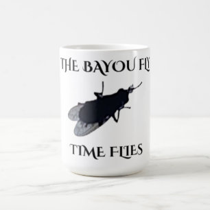 Caneca De Café O Original Bayou Fly O Tempo Voaa