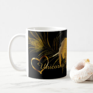 Caneca De Café O Ouro Unicorn