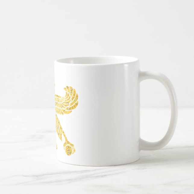 Caneca De Café O padrão persa de Cyrus o excelente (Direita)