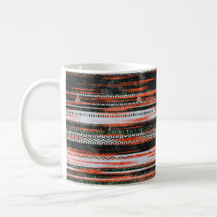 Caneca De Café O padrão tribal sem aparência desenha design.