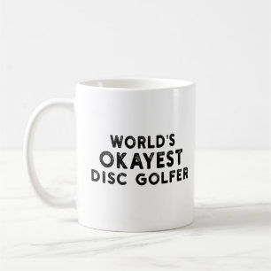 Caneca De Café O Pai de Golfe em Disco mais Okayer do Mundo