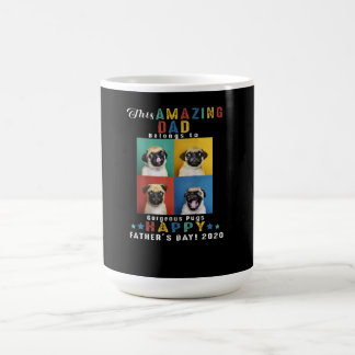 Caneca De Café O Pai Feliz De Dia de os pais Pertence A Grandes P