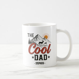 Caneca De Café O Pai Legal - Montanha russa e Design de veados