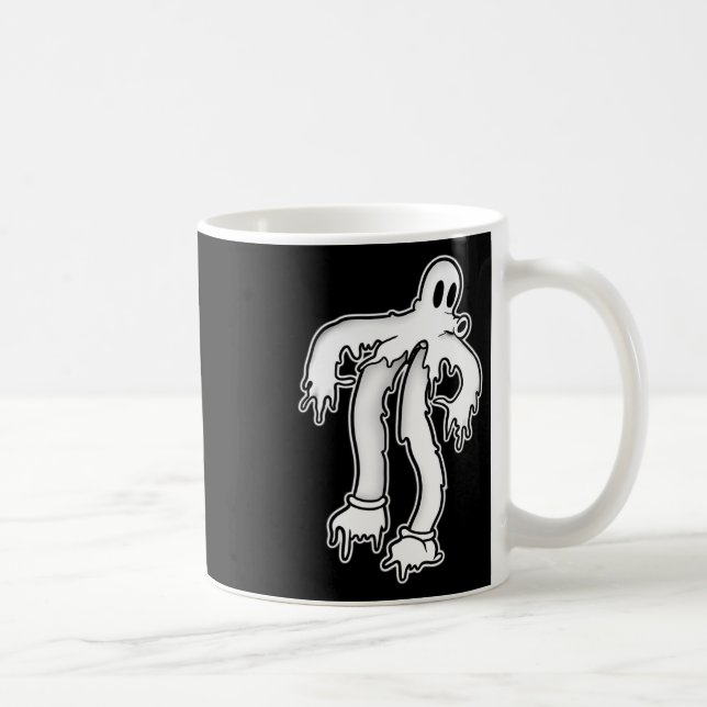 Caneca De Café O Palhaço Ghost Gothic Melting (Direita)