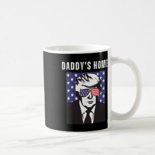 Caneca De Café O Papai Está em Casa Divertido Republicano Donald 