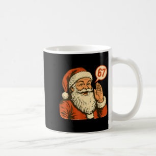 Caneca De Café O Papai Noel Diz 6 7 Seis Sete Geração Z Alpha Mem