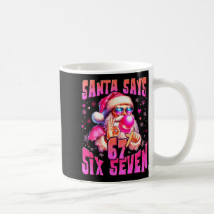 Caneca De Café O Papai Noel Diz Seis Sete 6 7 Meme Papai Noel Bol