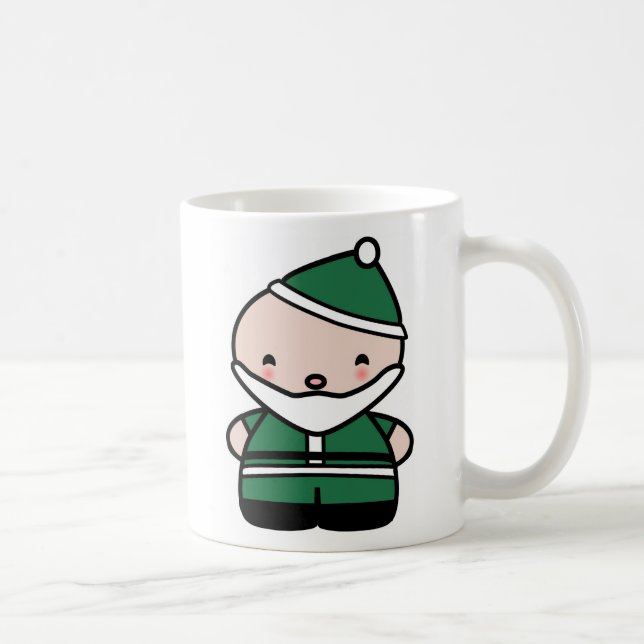 Caneca De Café O papai noel verde bonito agride meu muito (Direita)