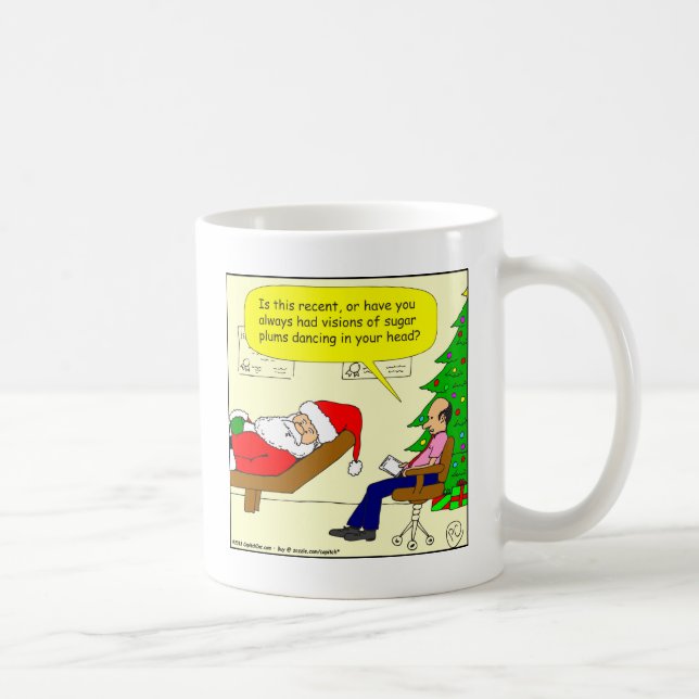Caneca De Café o papai noel x30 fala a seu terapeuta - desenhos (Direita)