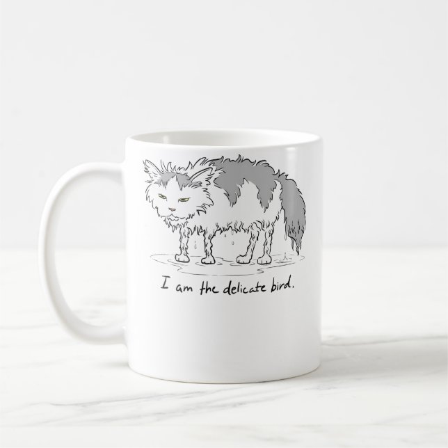 Caneca De Café O Pássaro Delicado (Esquerda)