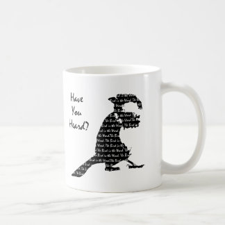 Caneca De Café O pássaro é a palavra