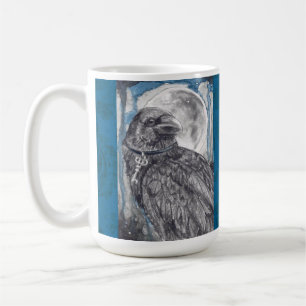 Caneca De Café O Pássaro Preto Da Mug Raven Mug