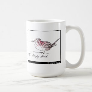 Caneca De Café O pássaro Stripy de Edward Lear