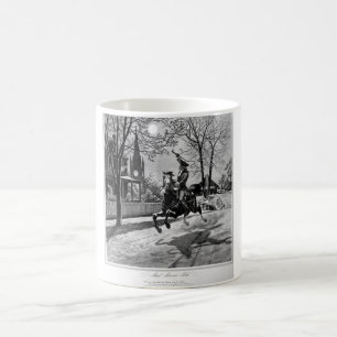 Caneca De Café O passeio de Paul Revere.  imagem 1775_War