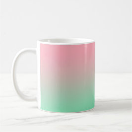Caneca De Café O pastel cor-de-rosa e verde-claro deve ser sempre