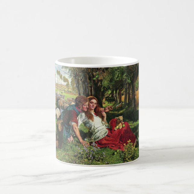 Caneca De Café O Pastor e seu Namorada (de Holman Hunt) (Centro)