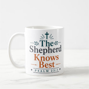 Caneca De Café O Pastor Sabe Melhor Versículo Bíblico Cristão