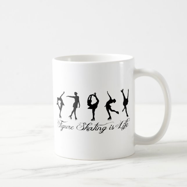 Caneca De Café O patinagem artística é vida - roteiro & (Direita)