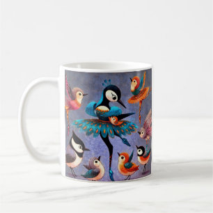 Caneca De Café O Pavão Dançante