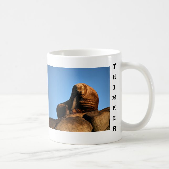 Caneca De Café O Pensador (Direita)