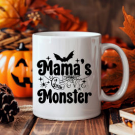 Caneca De Café O Pequeno Monstro do Halloween Mug da mamãe