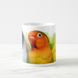 Caneca De Café O pêssego mascarado preto de Fischer Lutino