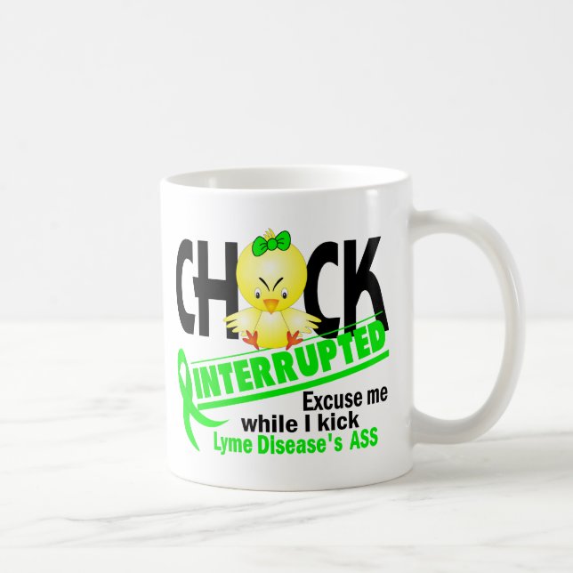 Caneca De Café O pintinho interrompeu a doença de 2 Lyme (Direita)