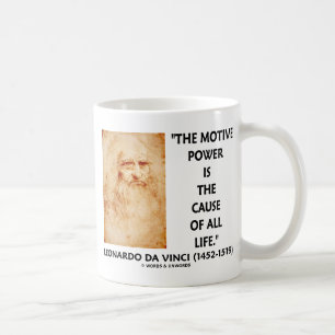 Caneca De Café o poder a motor de da Vinci é a causa de toda a