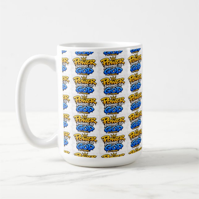 Caneca De Café O poder pertence a Deus (Esquerda)