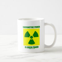 O poder radioativo é energias verdes (o sinal)
